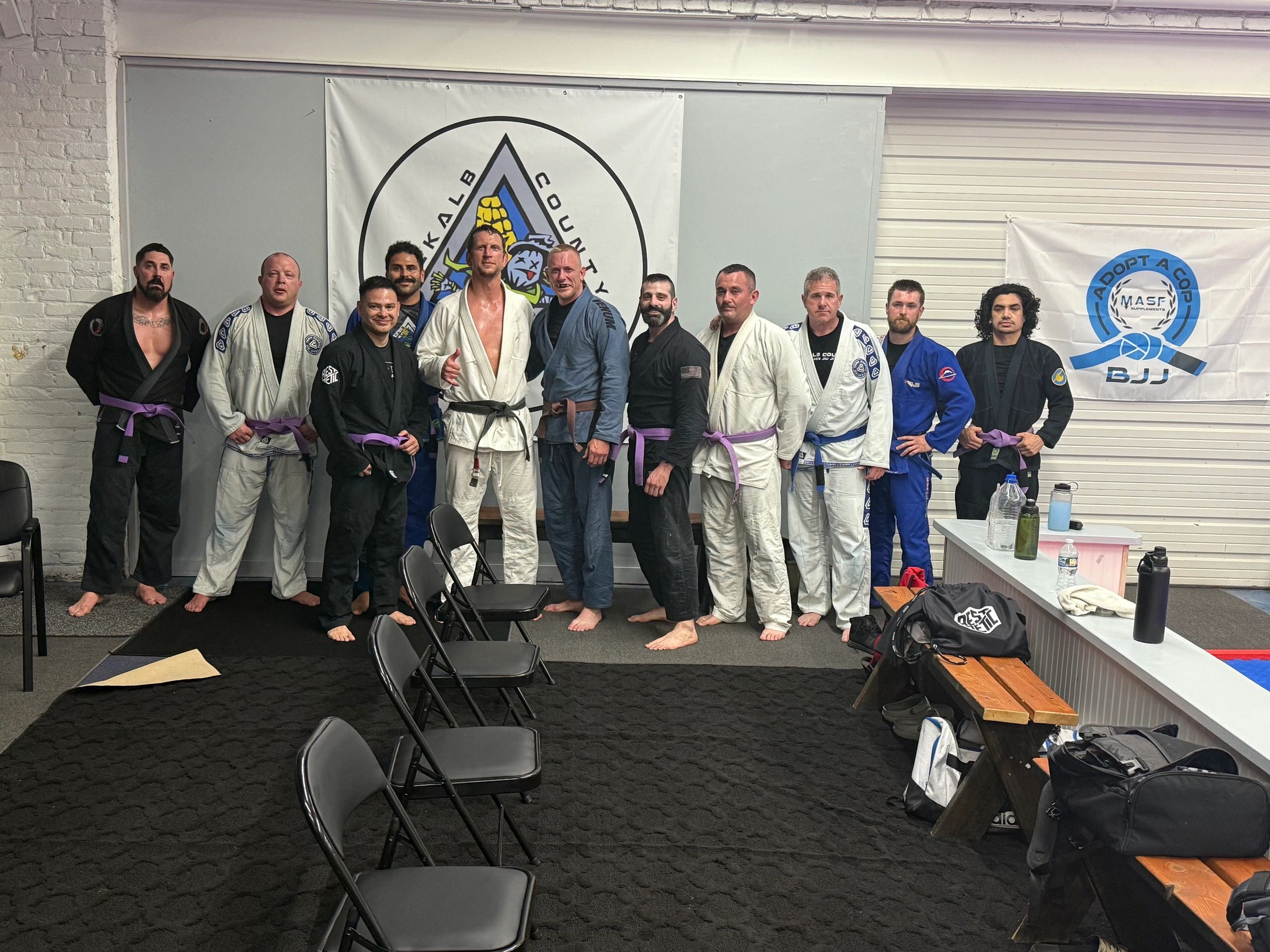 Team photo BJJ academy