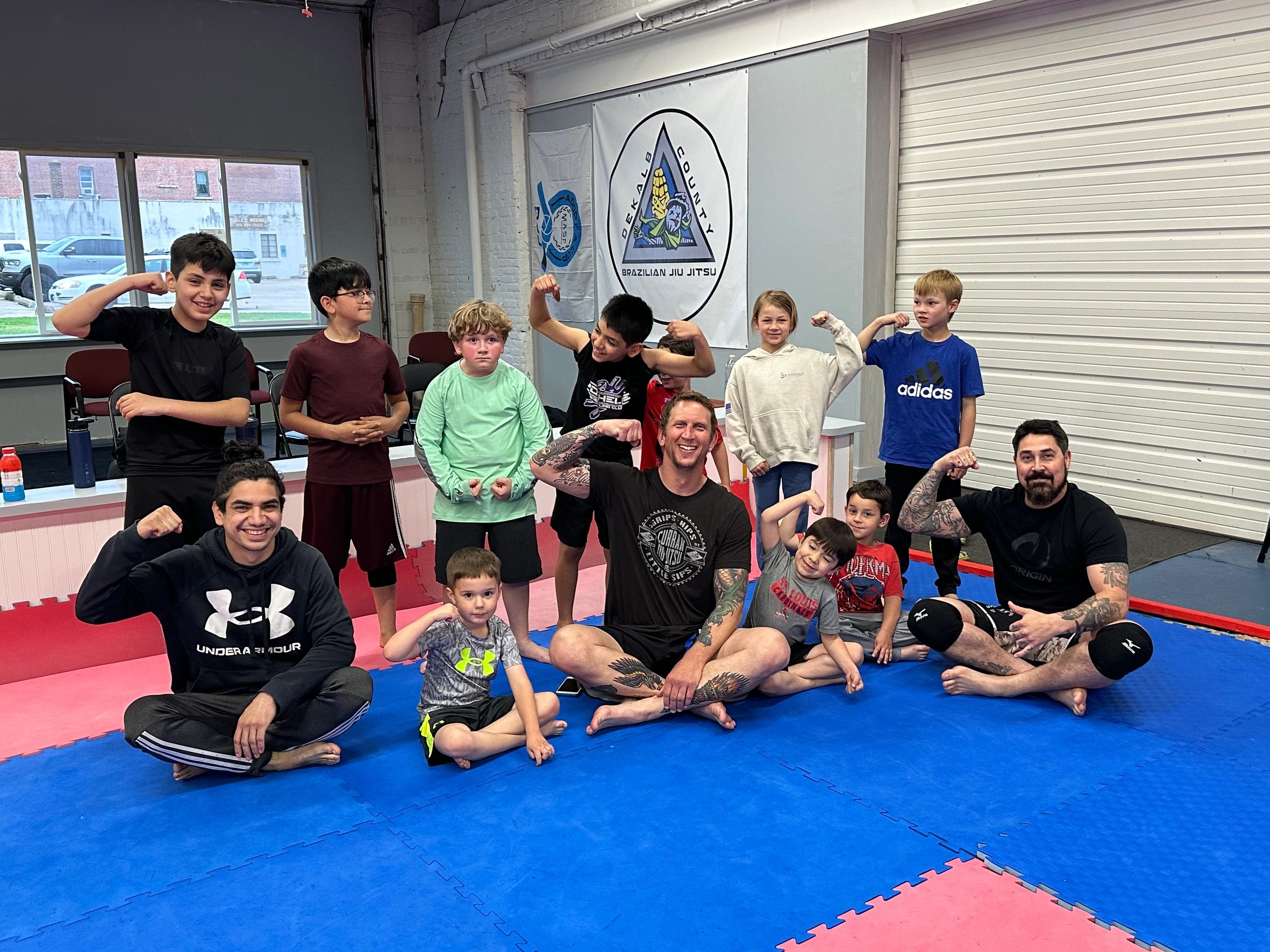 Group photo kids BJJ
