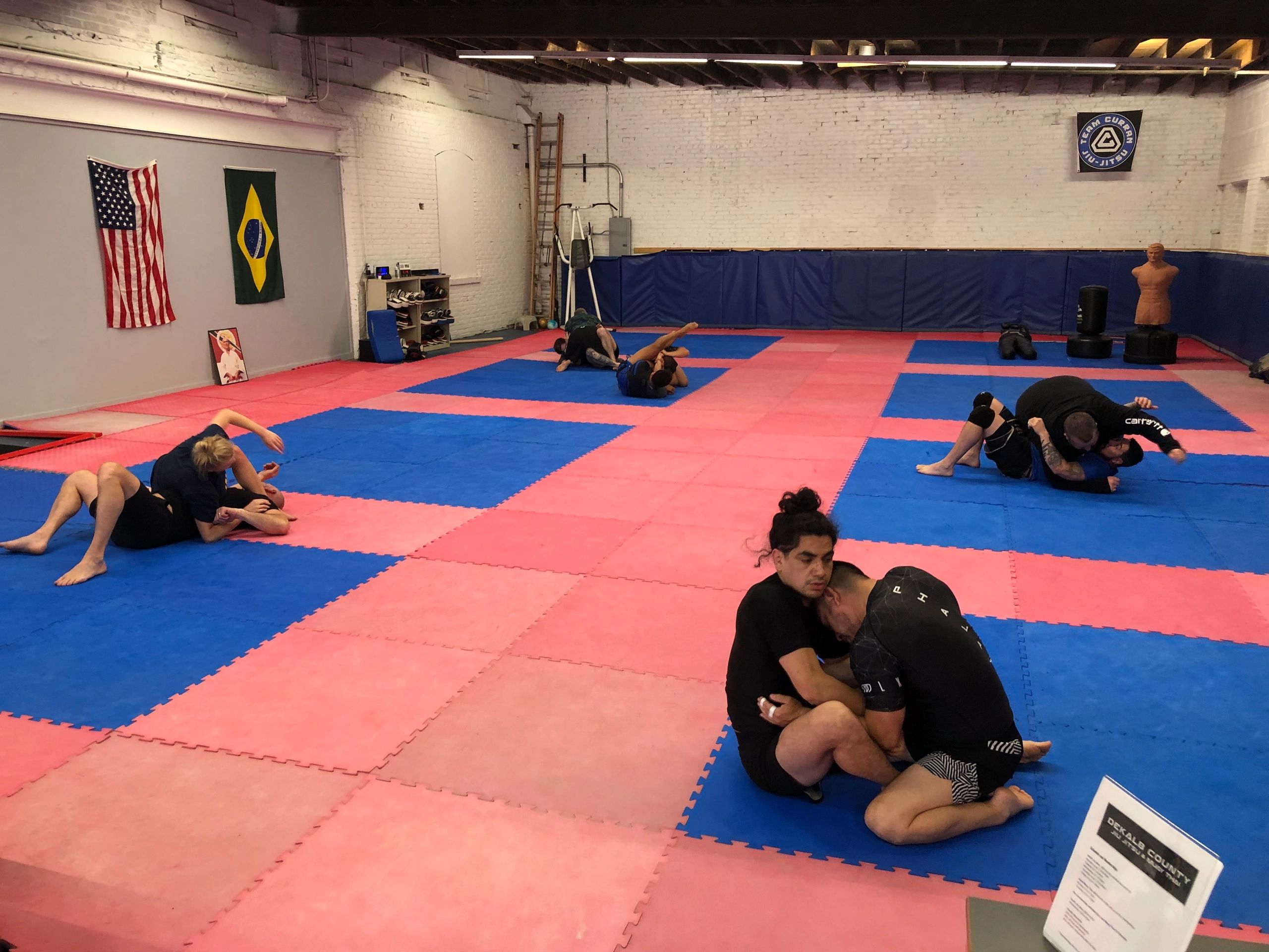 Training facility students